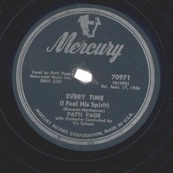 Patti Page ? Mama From The Train / Every Time (I Feel His Spirit)