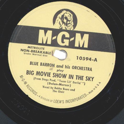 Blue Barron And His Orchestra ? Big Movie Show In The Sky...