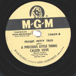 Frank Petty Trio ? Rain / A Precious Little Thing Called Love