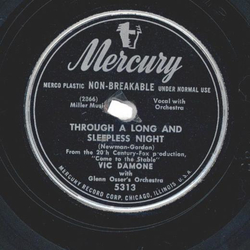 Vic Damone ? My Bolero / Through A Long And Sleepless Night