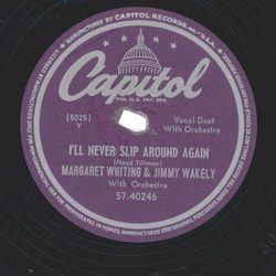Margaret Whiting & Jimmy Wakely ? Ill Never Slip Around...