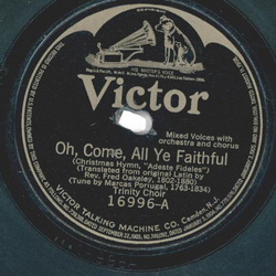 Trinity Choir - Oh, Come all ye faithful / Joy to the world