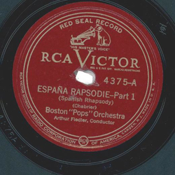 Boston Pops Orchestra*, Arthur Fiedler ? Espa�a Rhapsodie...
