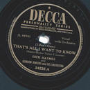 Dick Haymes And Gordon Jenkins And His Orchestra ? Thats...