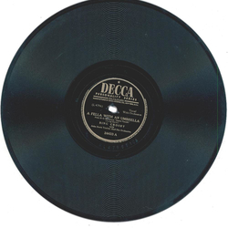 Bing Crosby - A fella with an umbrella / Blue shadows on the trail