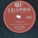 Sarah Vaughan ? A Lovers Quarrel / I Confess