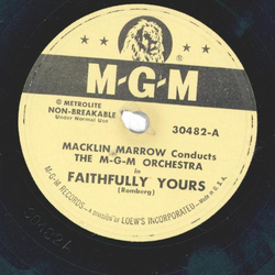 Macklin Marrow - Faithfully Yours / Waltz Of The Puppets