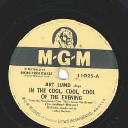 Art Lund ? In The Cool, Cool, Cool of The Evening / I...