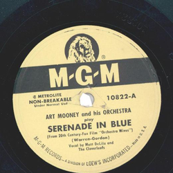Art Mooney And His Orchestra ? Serenade In Blue / (Im A...