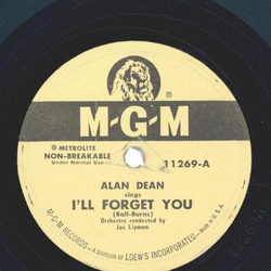 Alan Dean ? Ill Forget You / Luna Rossa (Blushing Moon)