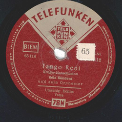 Bela Sanders - Tango Reni / Donna Vatra