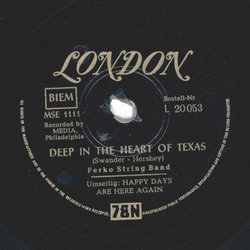 Ferko String Band - Happy Days are here again / Deep in...
