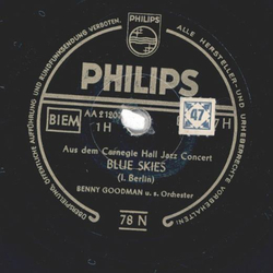 Benny Goodman - Blue Skies / Swingtime in the Rockies