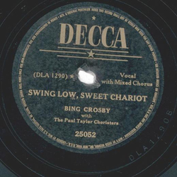Bing Crosby - Brahms Lullaby / Swing low, sweet Chariot