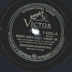 Robert Gaden Und Sein Orchester ? Robert Gaden Spielt...